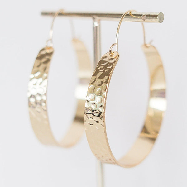 gold boston earrings