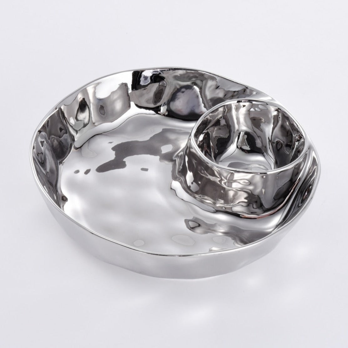 round porcelain chip + dip