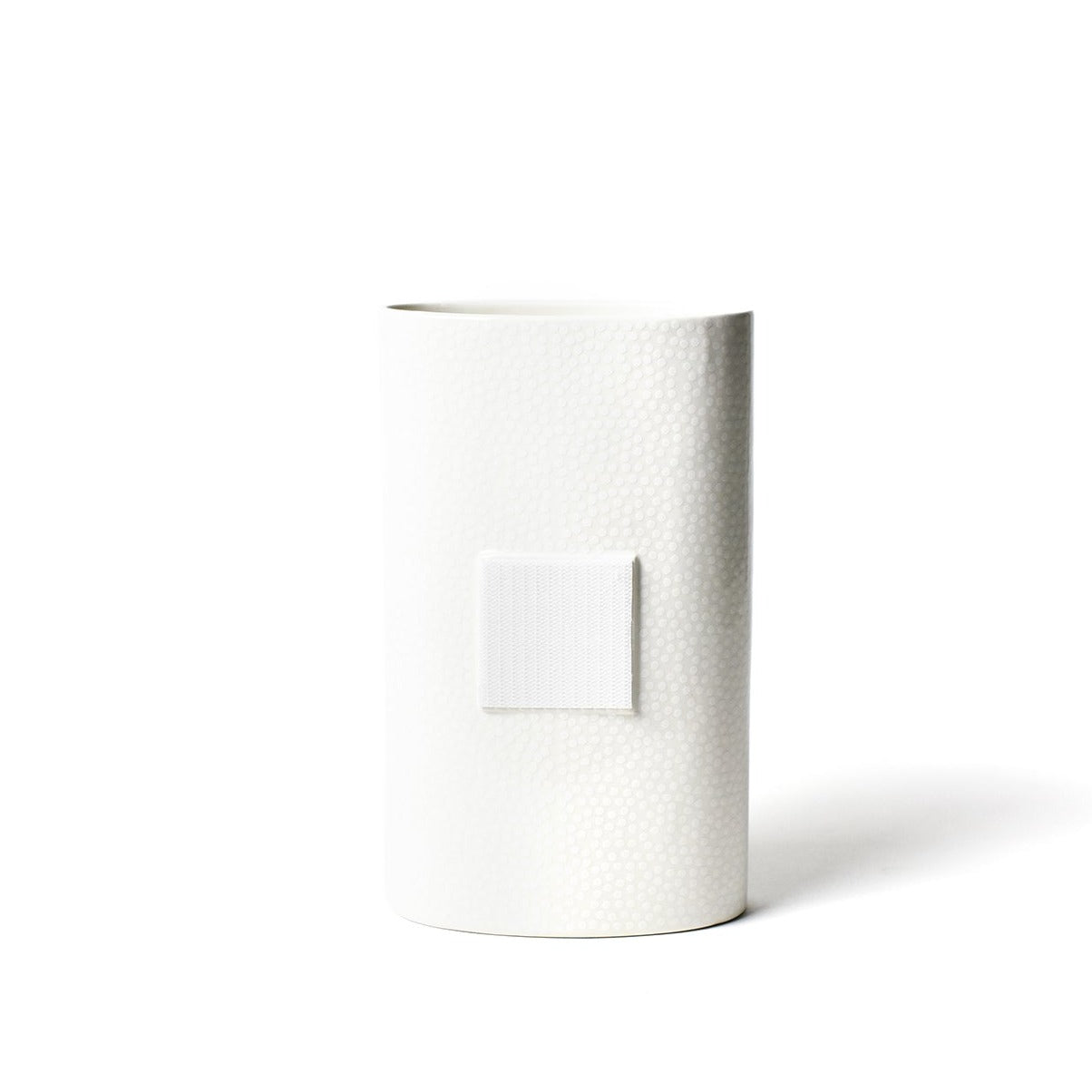white small dot big oval vase