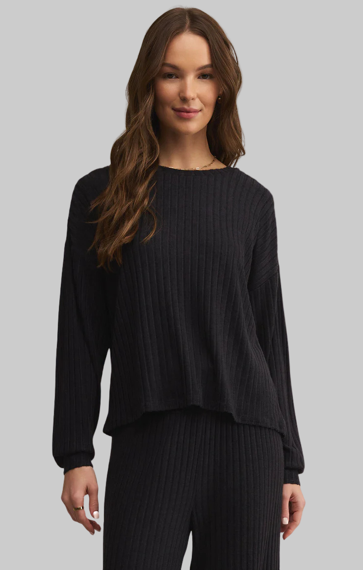 Daydream Rib Long Sleeve Top
