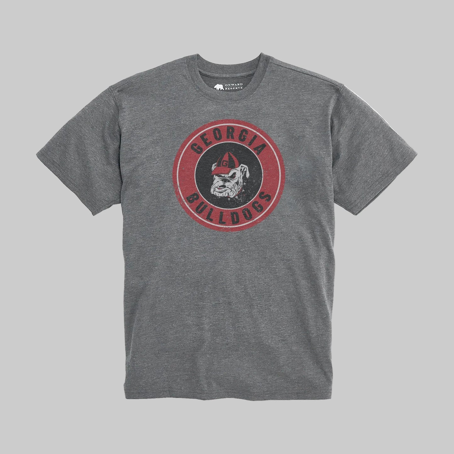 Georgia Bulldogs Vintage Wash Tee - Granite