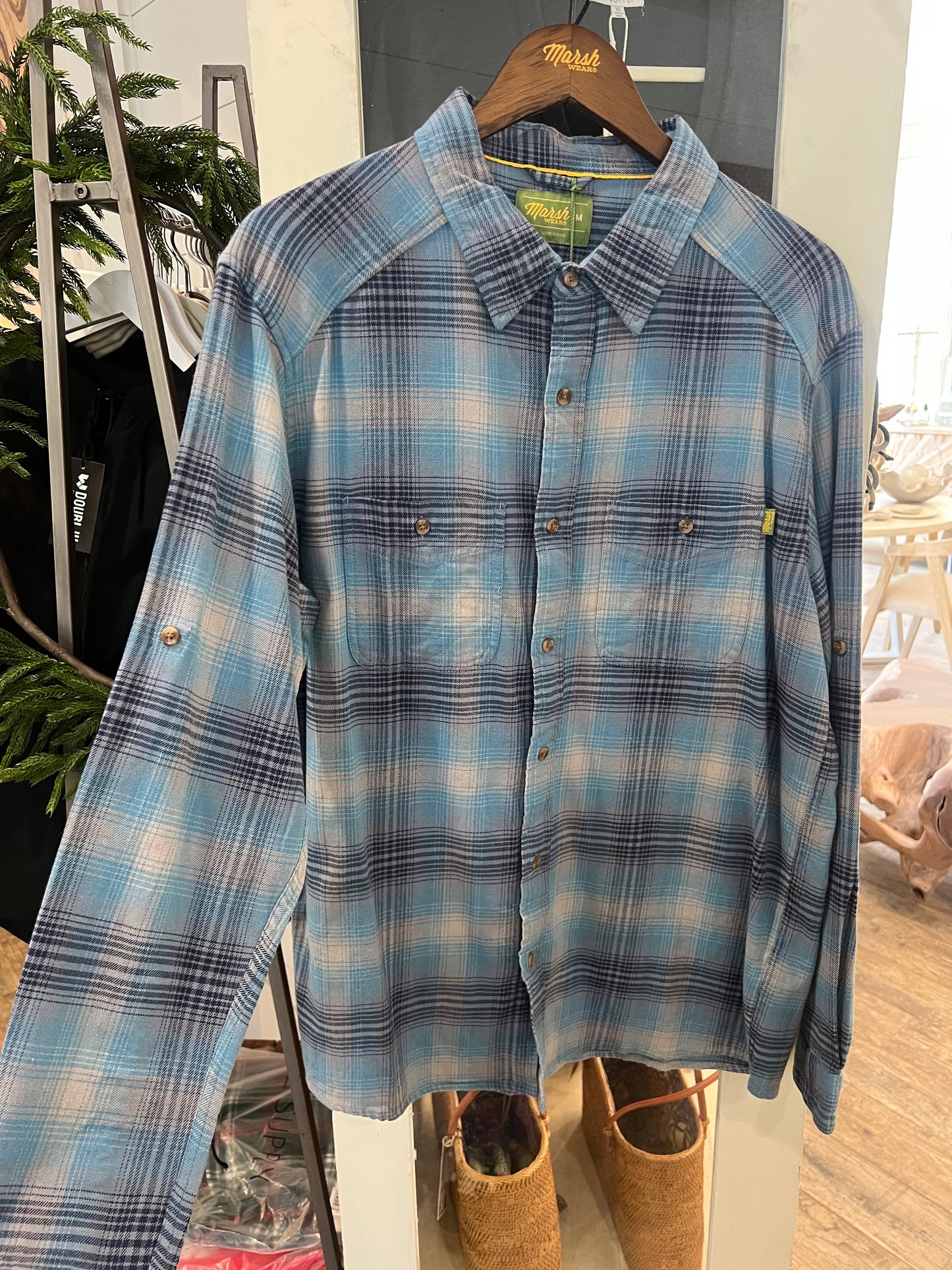 Westerly Flannel - Blue Fin