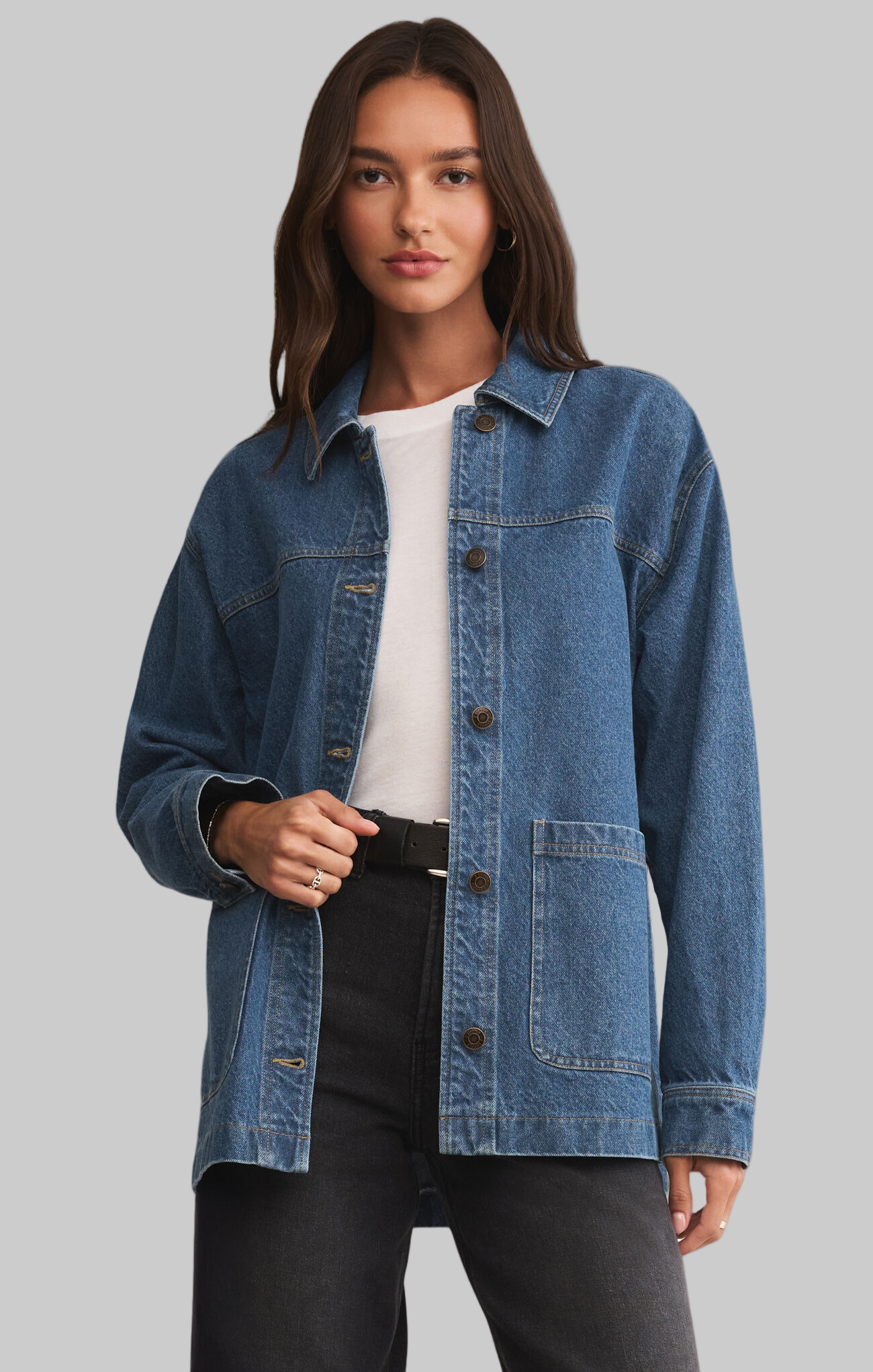 On the Road Denim Jacket- Vintage Indigo