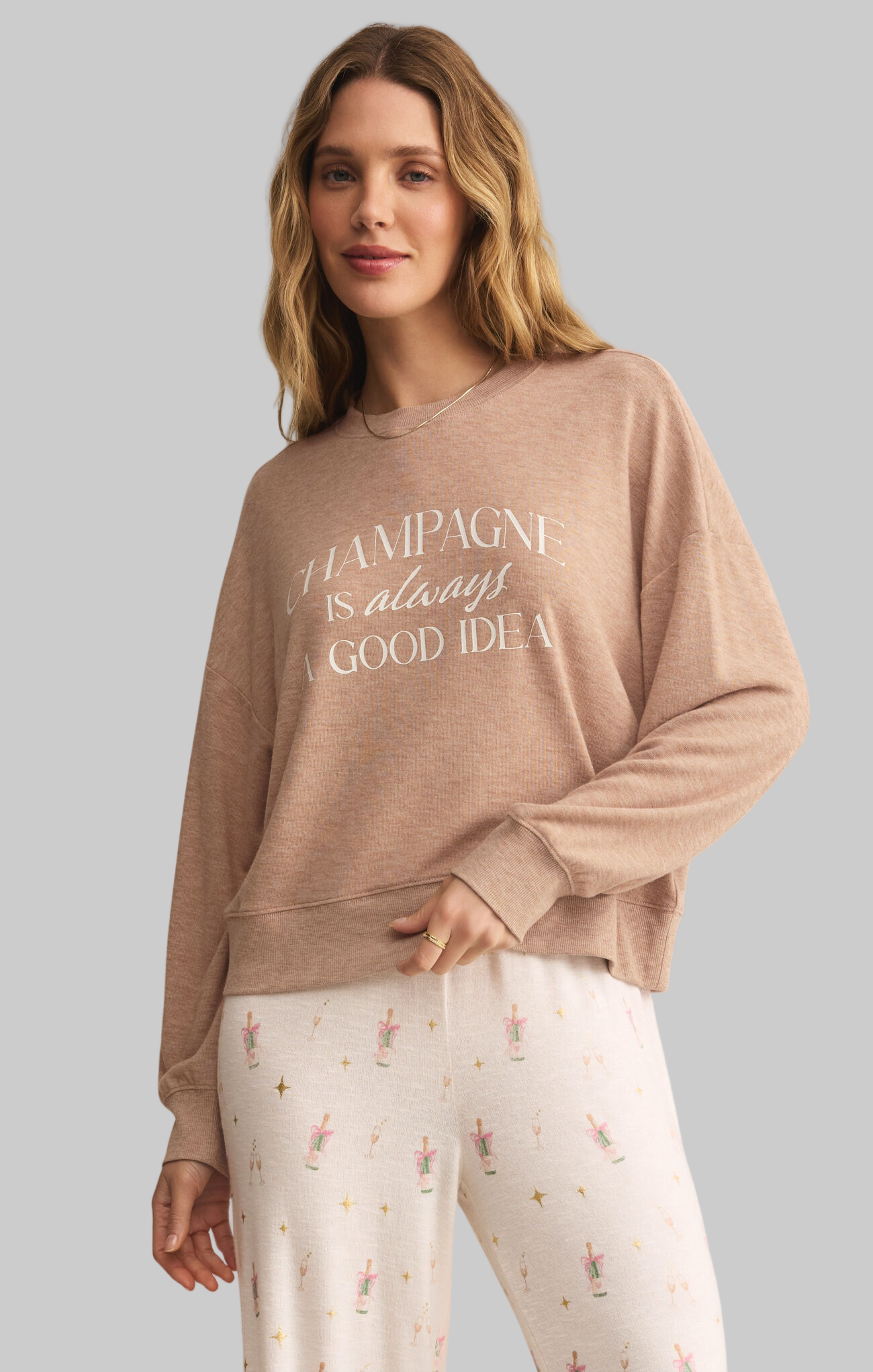 Champagne is always a good idea