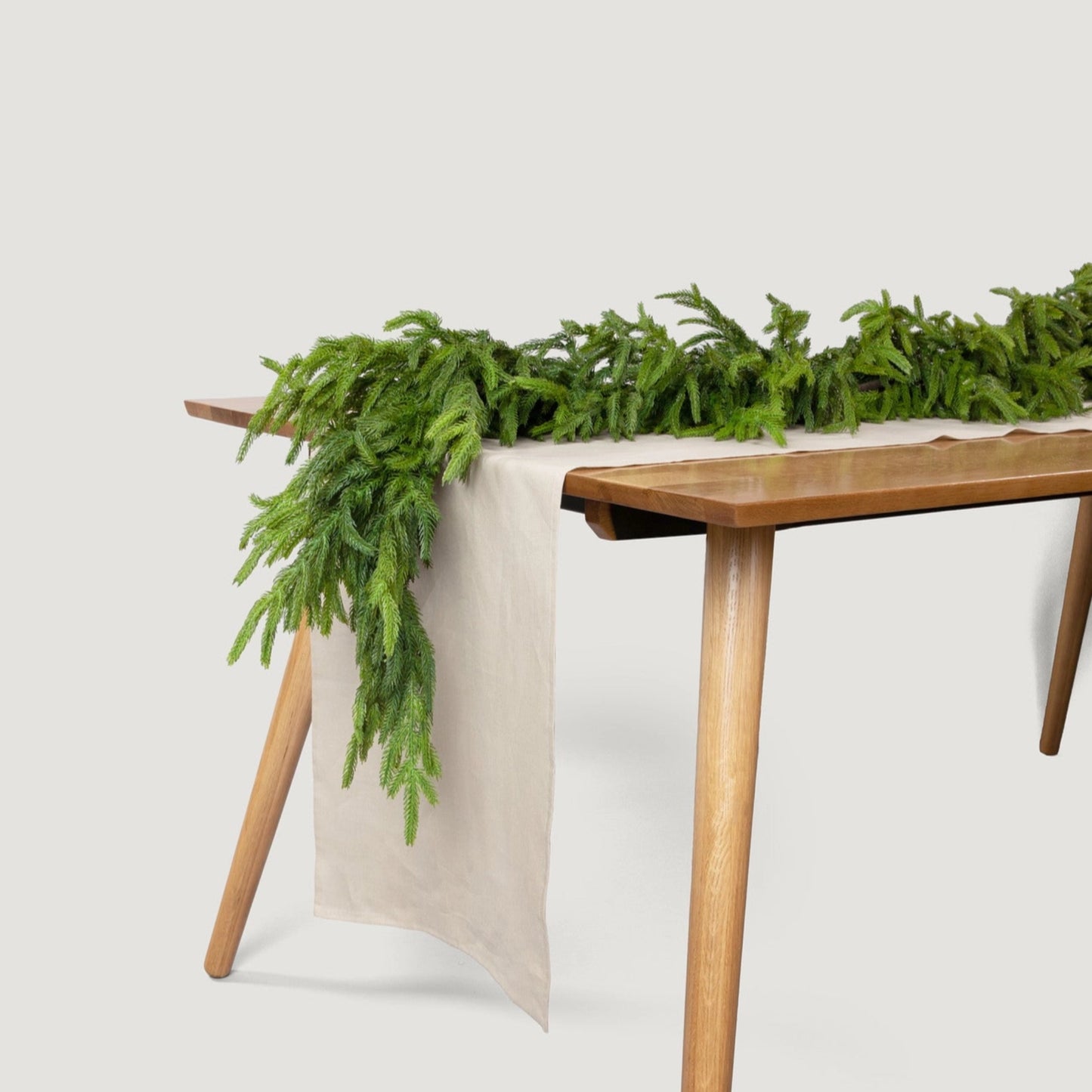 Real Touch Deluxe Norfolk Pine Garland - 96"