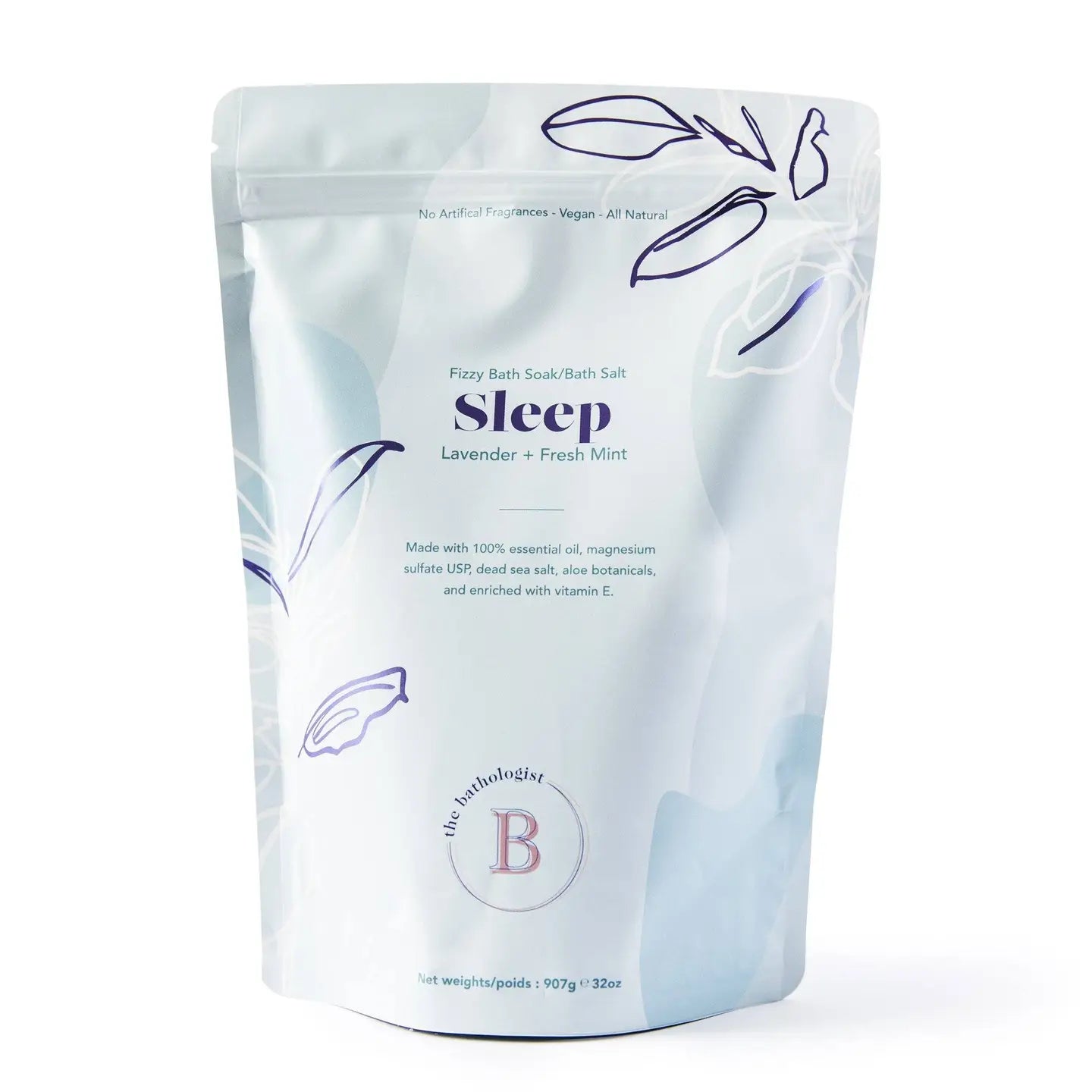 Sleep Fizzy Bath Soak | Lavender + Mint Calm