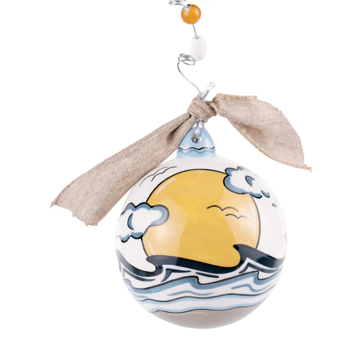 Happiness Comes in Waves ornament