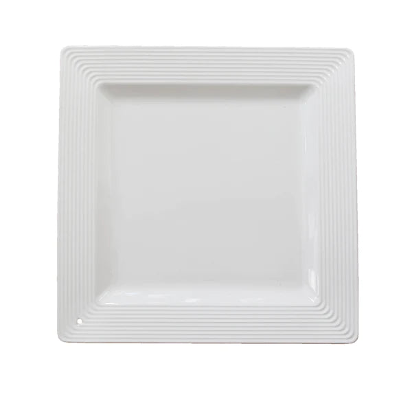pinstripes square platter