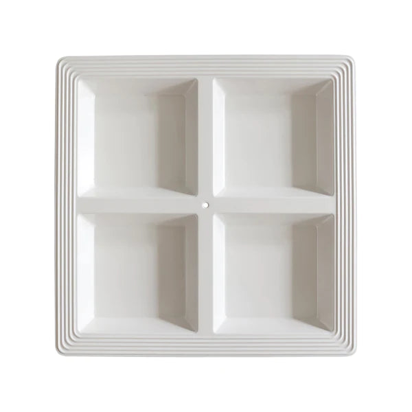 pinstripes melamine sectional server