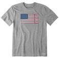 fishing flag short sleeve tee