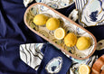 wooden oyster dough bowl