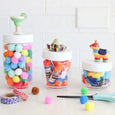 small canister with melamine lid
