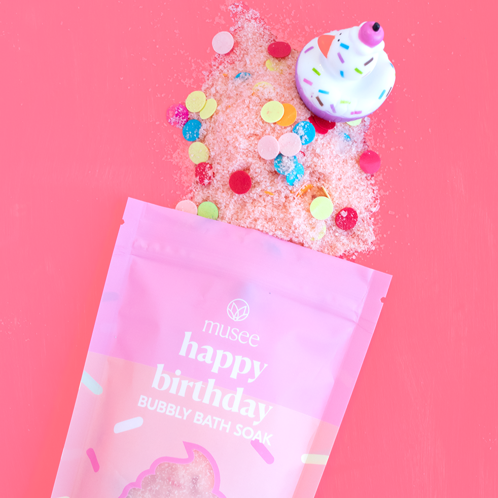 happy birthday bubbly bath soak