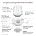 stemless wine chiller