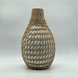 seagrass weave vases