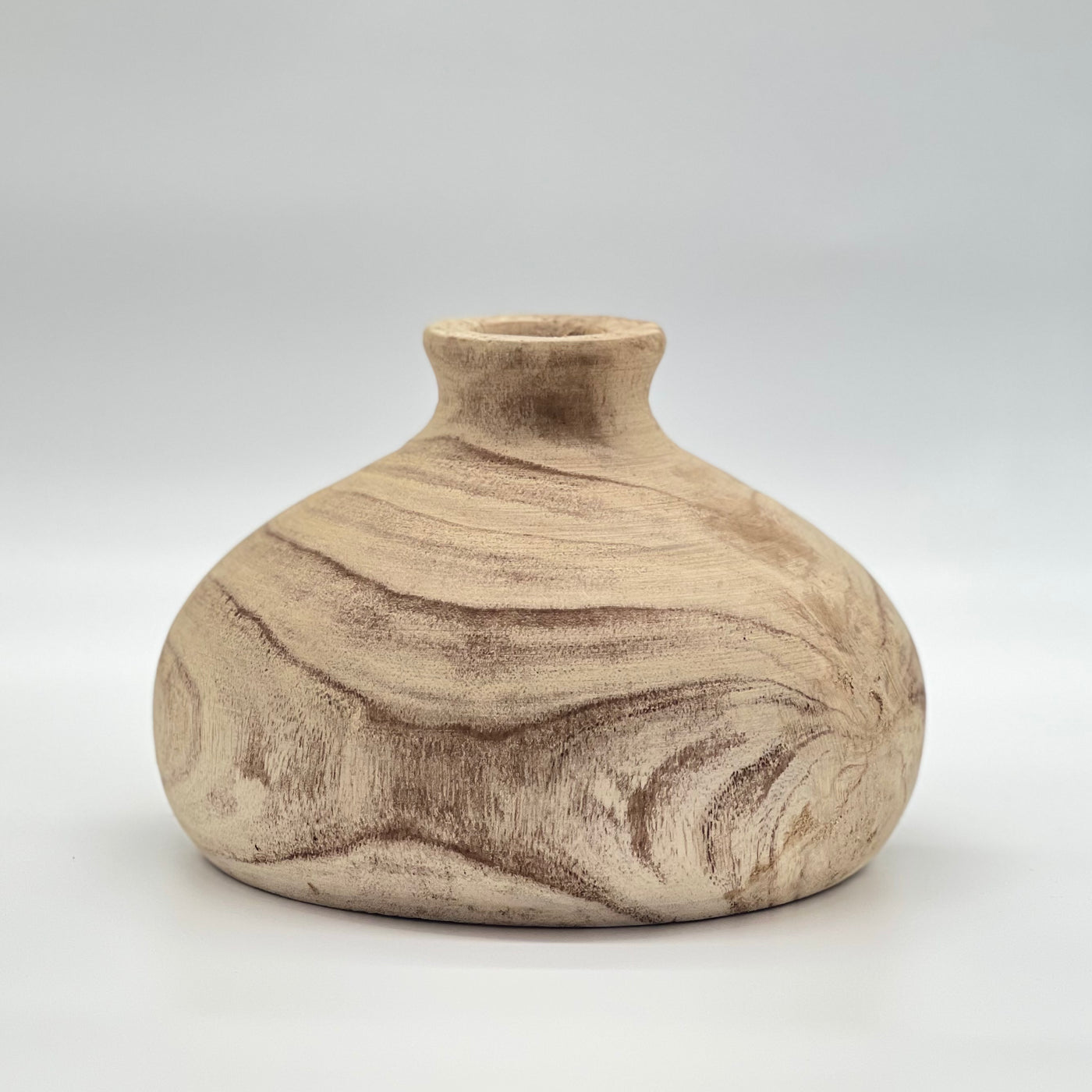 paulownia wood vase
