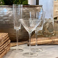hammered glassware