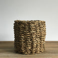 round seagrass baskets