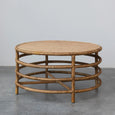 rattan coffee table