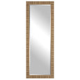 faux rattan mirror