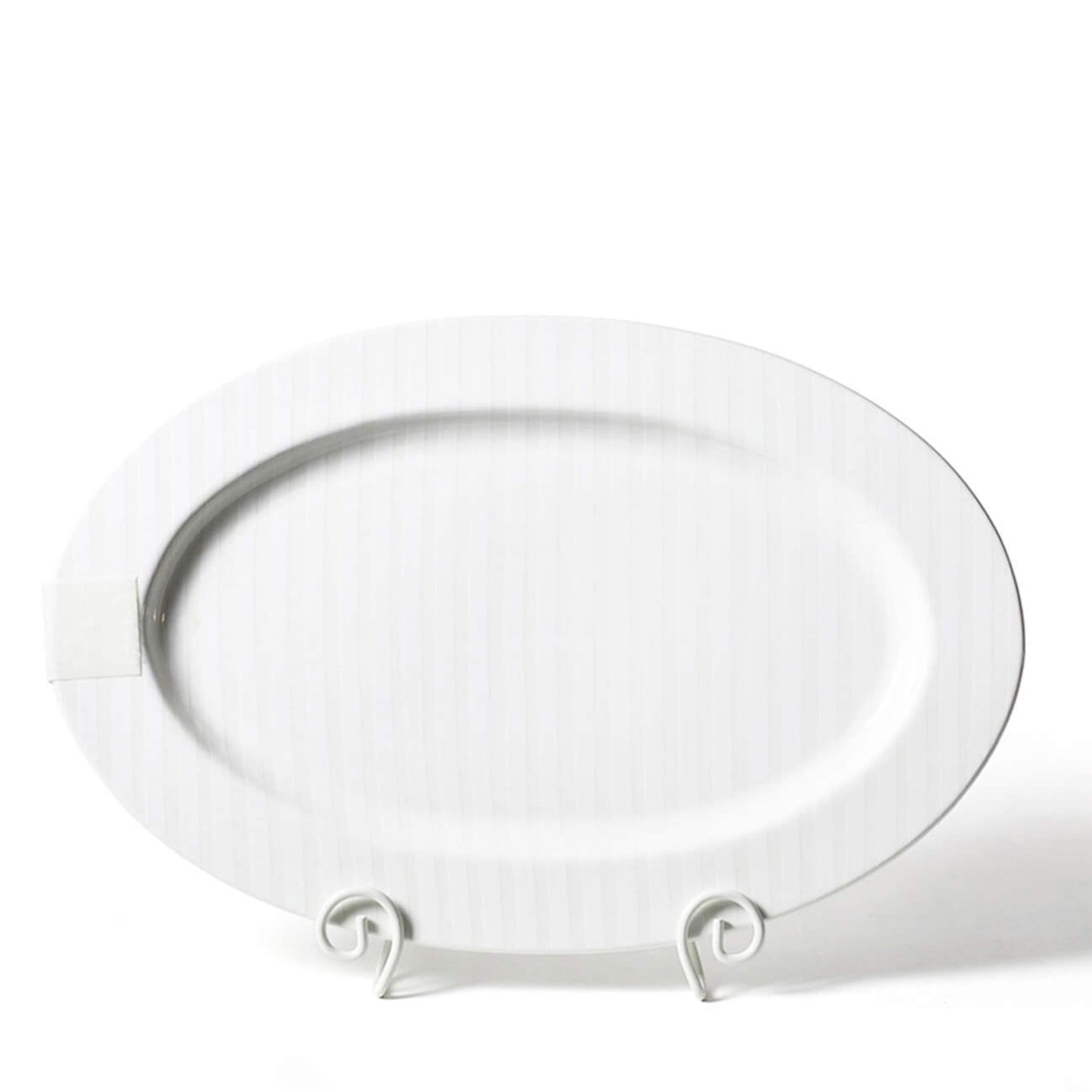 white stripe big entertaining oval platter