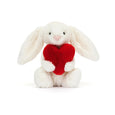 little red love heart bashful bunny