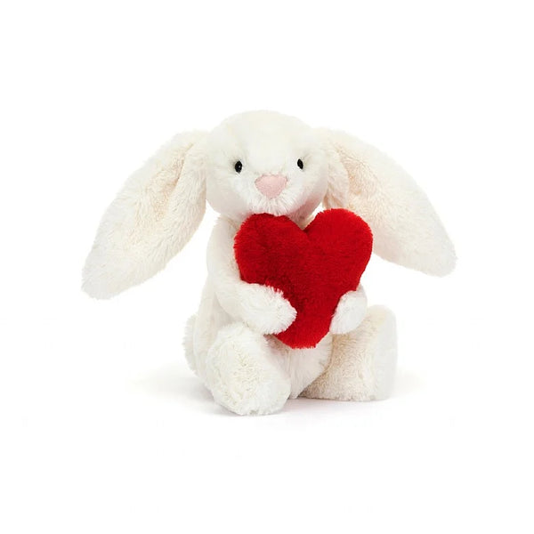 little red love heart bashful bunny