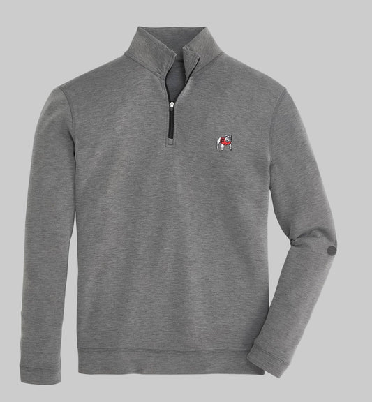 Standing Bulldog Yeager Performance Pullover - Charcoal