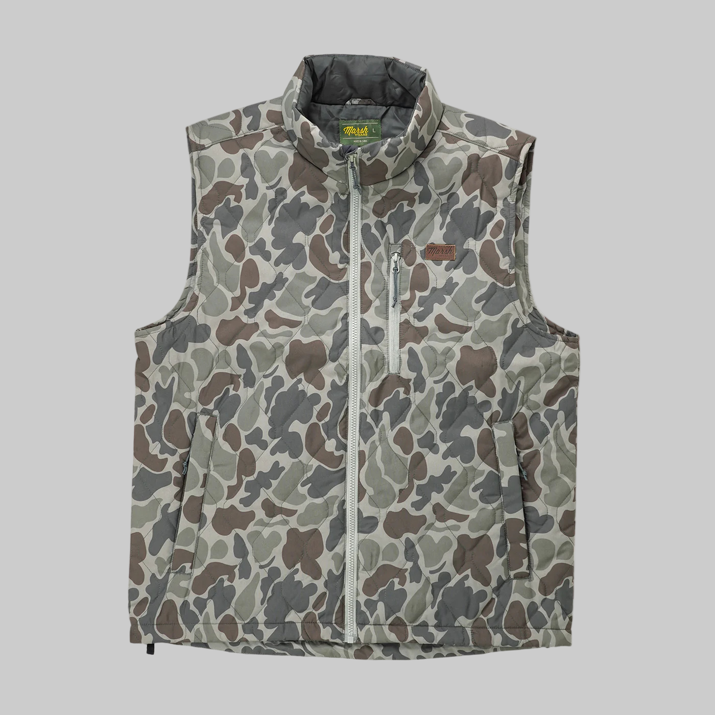 Barnwell Puff Vest - Dark Green Mallard Camo