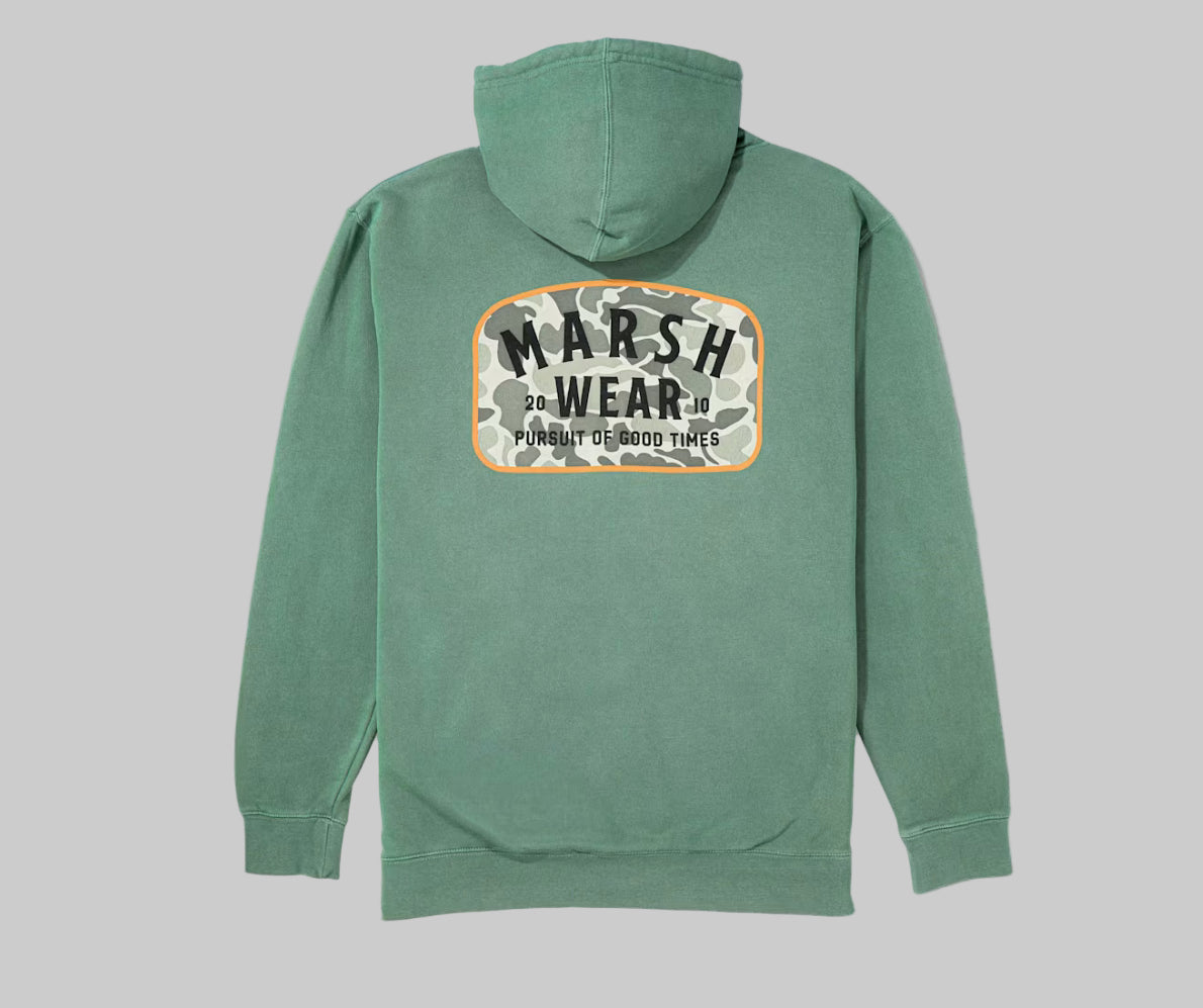 Alton Camo Hoodie - Alpine green