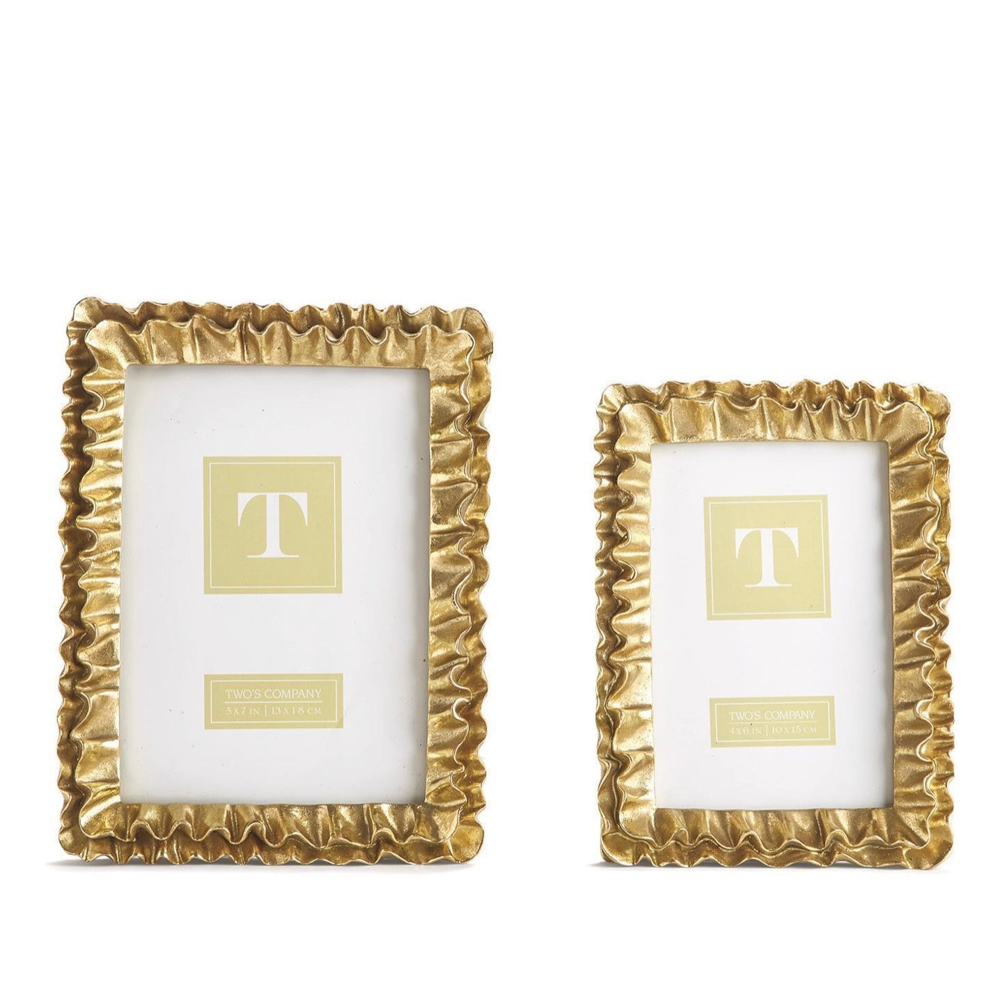 Gold Ruffles Photo Frames - 4x6 and 5x7