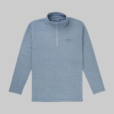 Coastal Layer 1/4 Zip- Steel Heather