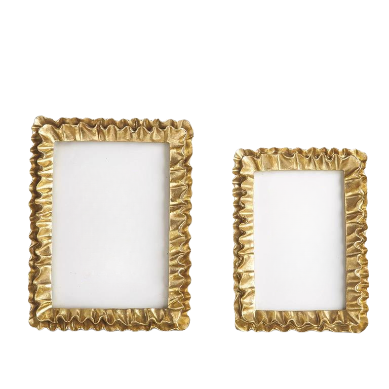 Gold Ruffle Frame