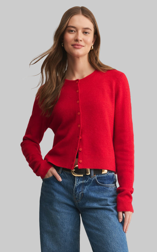 Medina Cardigan- Festive Red