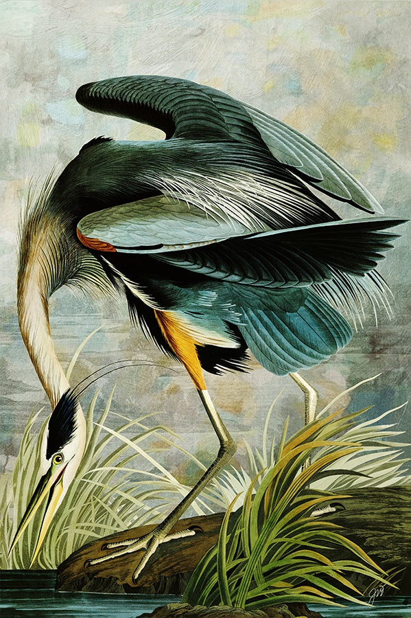 Heron in the Marsh II