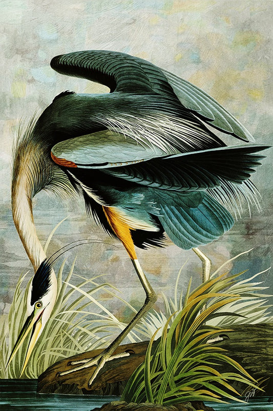 Heron in the Marsh II