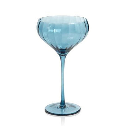 Blue Azure Cocktail Glass