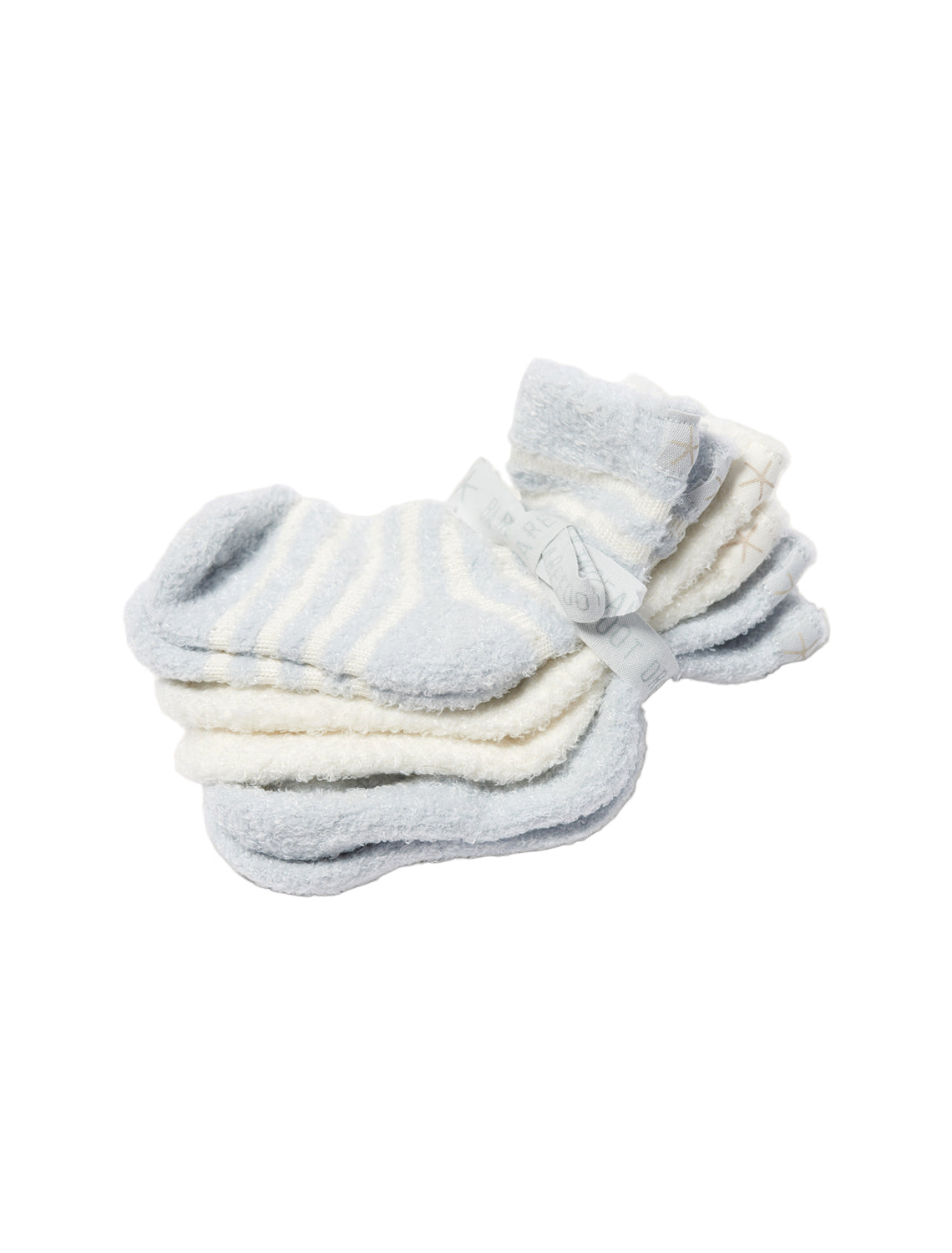 CozyChic Lite® Infant Sock Set- Blue/Pearl