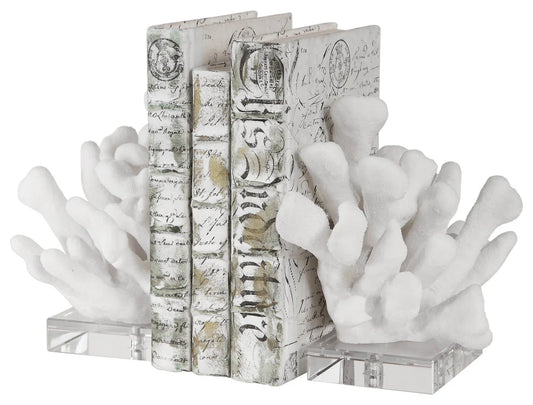Coral Bookends