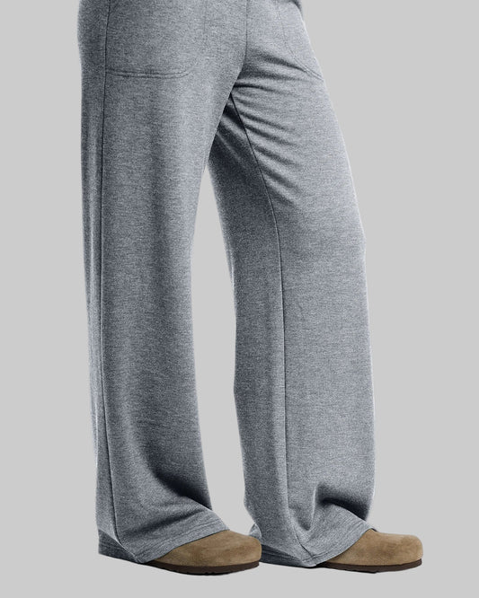 Women's Bamboo Lightweight Fleece Wide Leg Pant