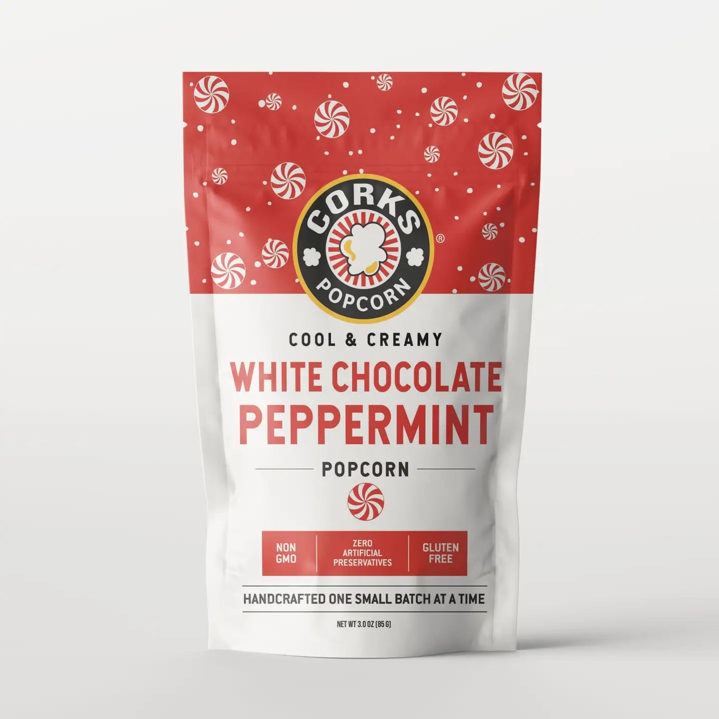 White Chocolate Peppermint Popcorn