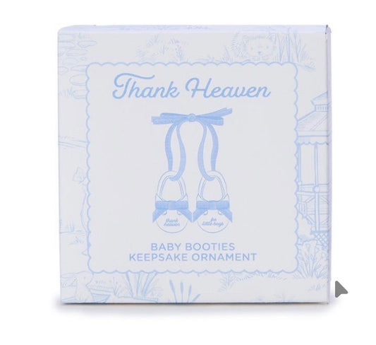 Thank Heaven Pair of Baby Shoes Keepsake Ornament in Gift Box