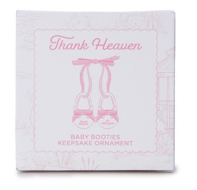 Thank Heaven Pair of Baby Shoes Keepsake Ornament in Gift Box