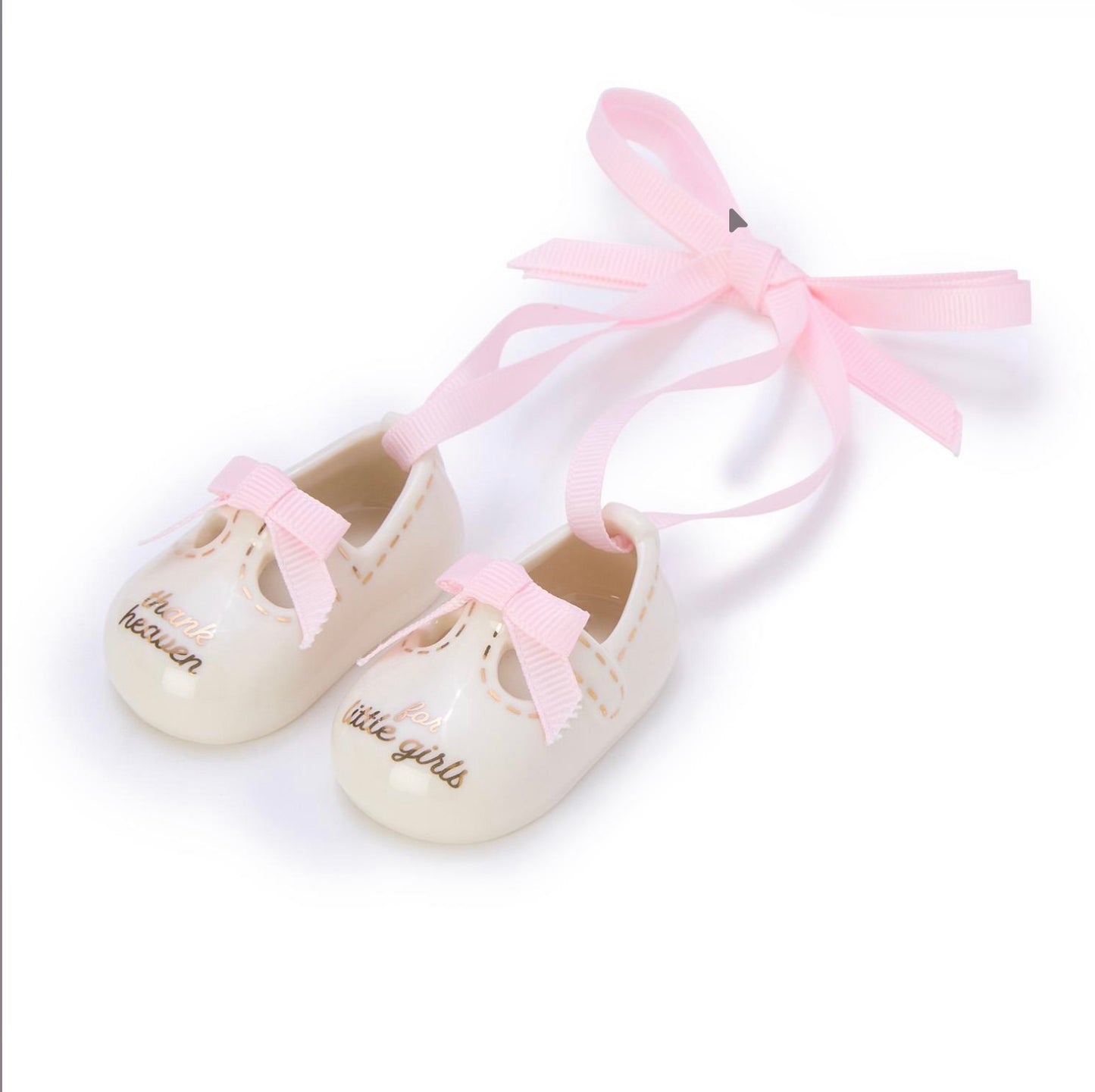 Thank Heaven Pair of Baby Shoes Keepsake Ornament in Gift Box
