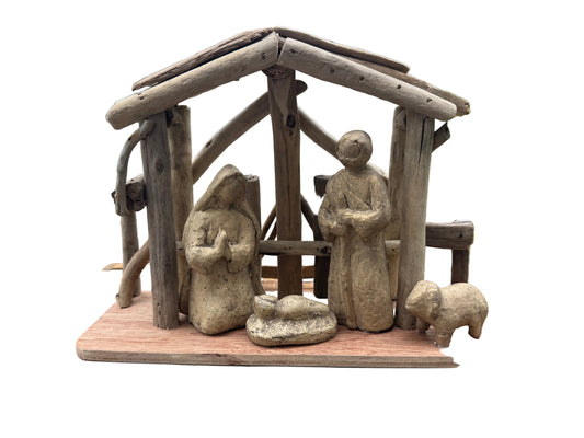 Driftwood Nativity