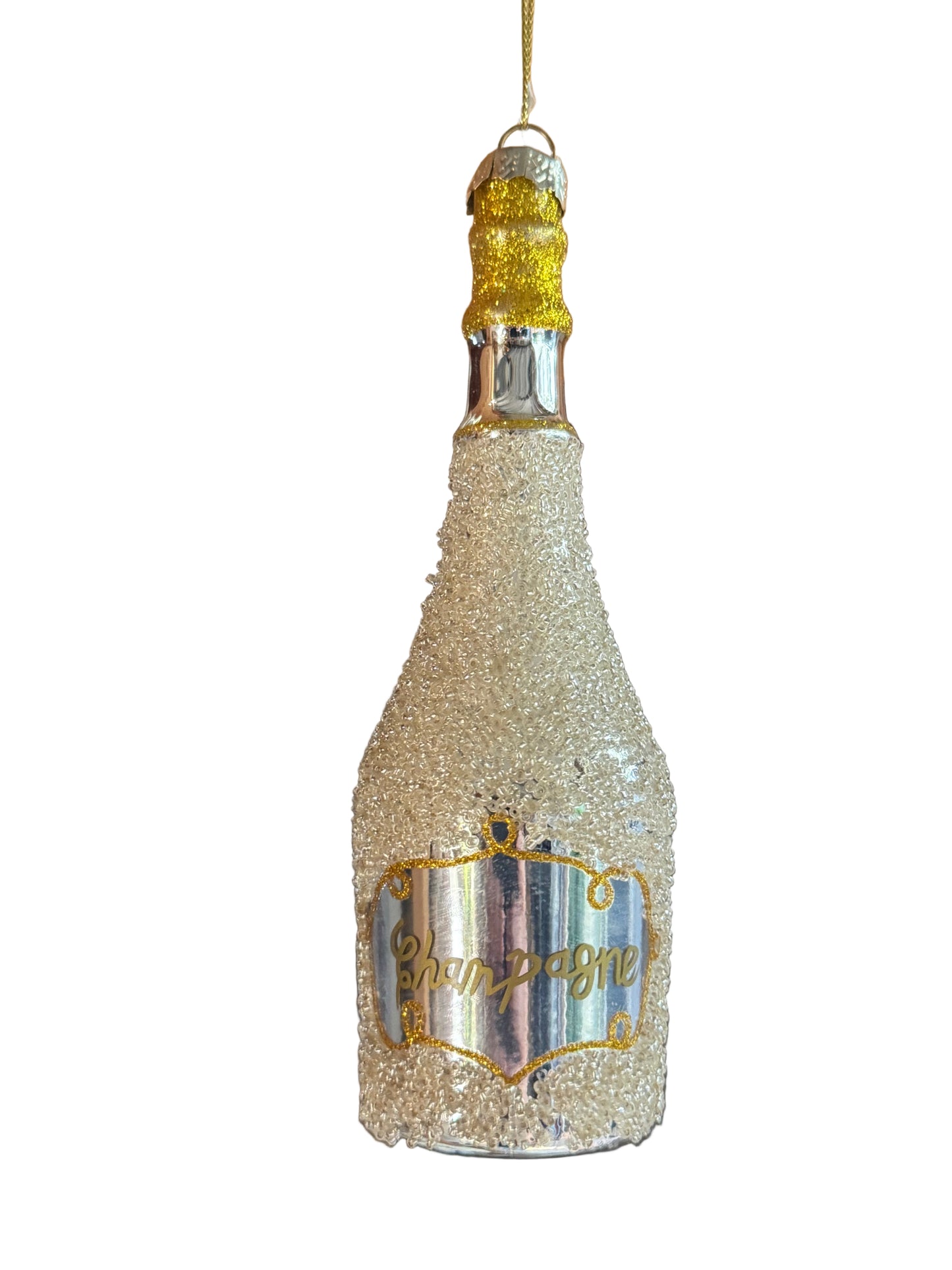 Champagne Bottle Ornament