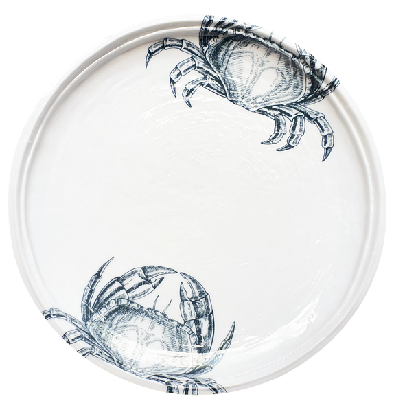 melamine crab dinner plate
