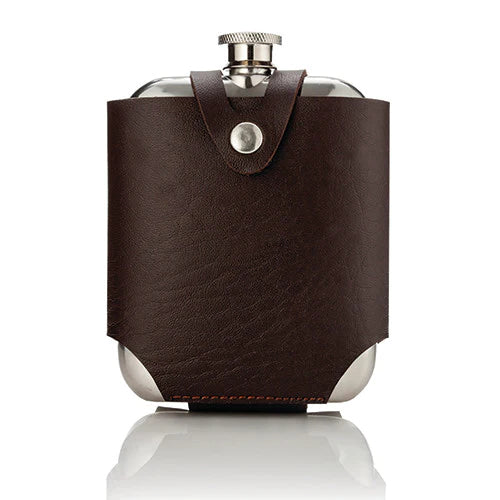 stainless steel flask with case