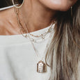 faith, hope + love necklace