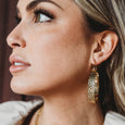 gold boston earrings